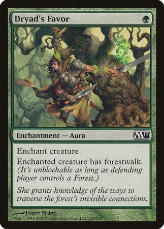 Dryad's Favor [Magic 2011] MTG Single Magic: The Gathering  | Multizone: Comics And Games