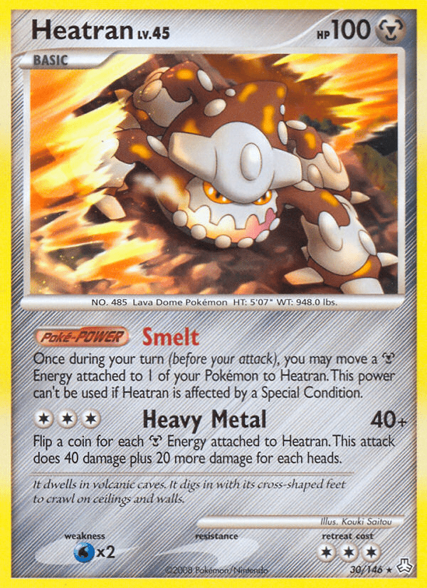 Heatran (30/146) [Diamond & Pearl: Legends Awakened] Pokemon Single Pokémon  | Multizone: Comics And Games