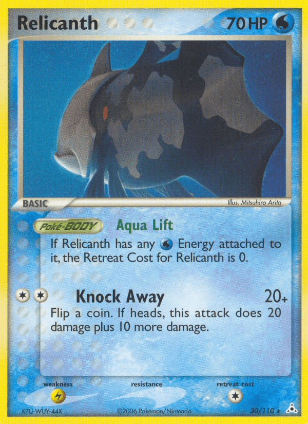 Relicanth (30/110) [EX: Holon Phantoms] Pokemon Single Pokémon  | Multizone: Comics And Games