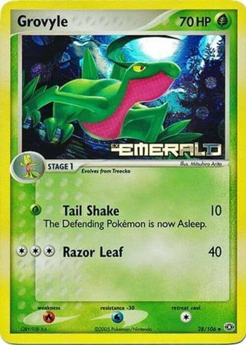 Grovyle (28/106) (Stamped) [EX: Emerald] Pokemon Single Pokémon  | Multizone: Comics And Games