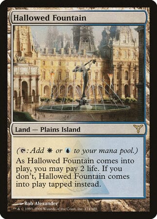 Hallowed Fountain [Dissension] MTG Single Magic: The Gathering  | Multizone: Comics And Games