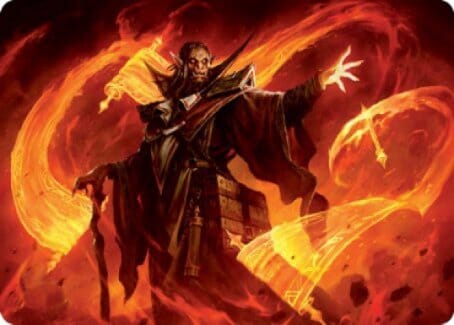 Plargg, Dean of Chaos Art Card [Strixhaven: School of Mages Art Series] MTG Single Magic: The Gathering  | Multizone: Comics And Games