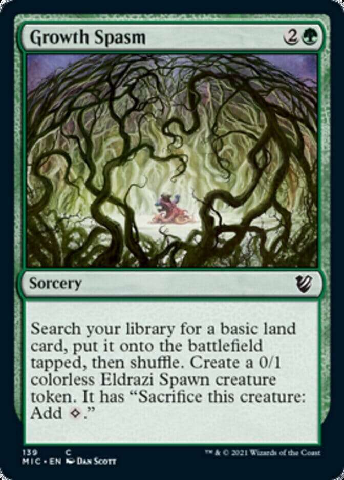Growth Spasm [Innistrad: Midnight Hunt Commander] MTG Single Magic: The Gathering  | Multizone: Comics And Games