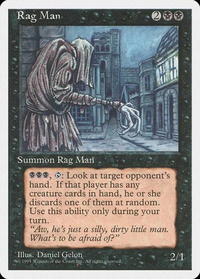 Rag Man [Fourth Edition] MTG Single Magic: The Gathering  | Multizone: Comics And Games