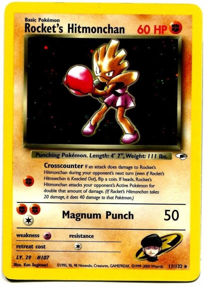 Rocket's Hitmonchan (11/132) [Gym Heroes Unlimited] Pokemon Single Pokémon  | Multizone: Comics And Games