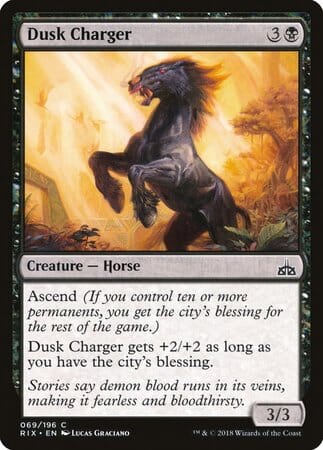 Dusk Charger [Rivals of Ixalan] MTG Single Magic: The Gathering  | Multizone: Comics And Games