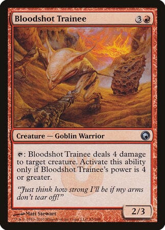 Bloodshot Trainee [Scars of Mirrodin] MTG Single Magic: The Gathering  | Multizone: Comics And Games