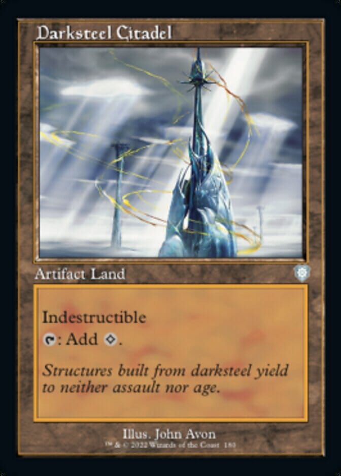 Darksteel Citadel (Retro) [The Brothers' War Commander] MTG Single Magic: The Gathering  | Multizone: Comics And Games