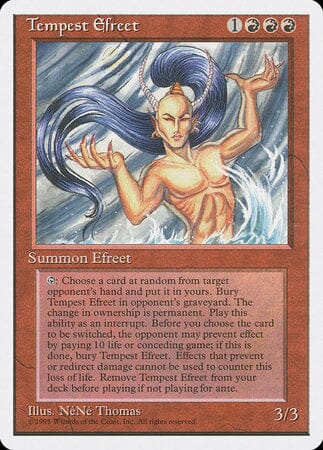 Tempest Efreet [Fourth Edition] MTG Single Magic: The Gathering  | Multizone: Comics And Games