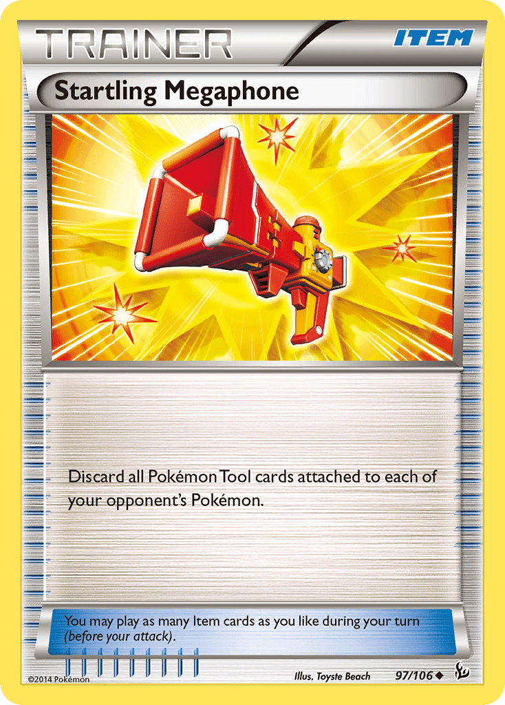 Startling Megaphone (97/106) [XY: Flashfire] Pokemon Single Pokémon  | Multizone: Comics And Games