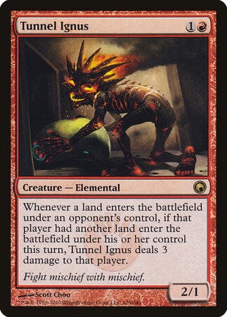 Tunnel Ignus [Scars of Mirrodin] MTG Single Magic: The Gathering  | Multizone: Comics And Games