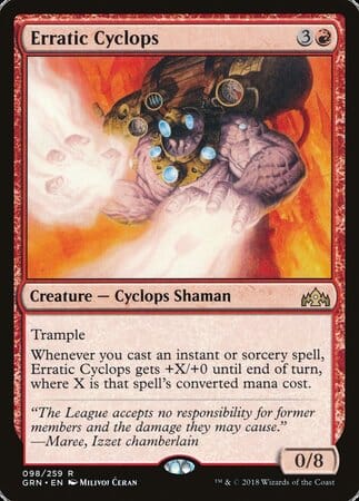 Erratic Cyclops [Guilds of Ravnica] MTG Single Magic: The Gathering  | Multizone: Comics And Games