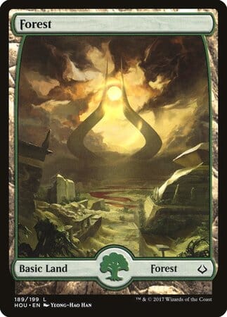 Forest (189) - Full Art [Hour of Devastation] MTG Single Magic: The Gathering  | Multizone: Comics And Games