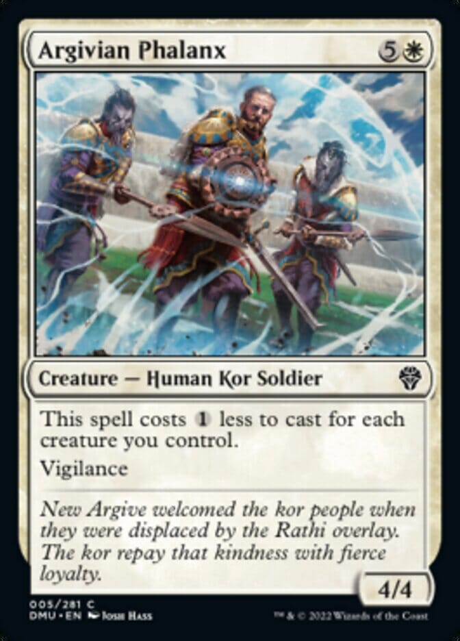 Argivian Phalanx [Dominaria United] MTG Single Magic: The Gathering  | Multizone: Comics And Games