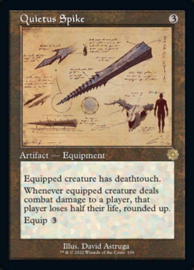 Quietus Spike (Retro Schematic) [The Brothers' War Retro Artifacts] MTG Single Magic: The Gathering  | Multizone: Comics And Games