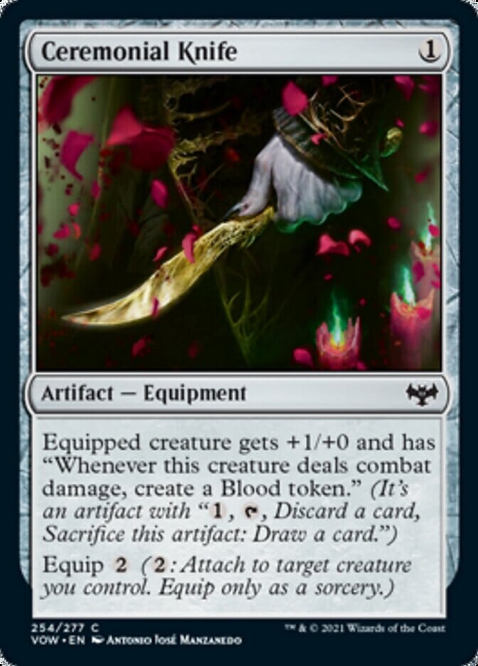 Ceremonial Knife [Innistrad: Crimson Vow] MTG Single Magic: The Gathering  | Multizone: Comics And Games