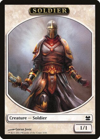 Soldier Token [Modern Masters Tokens] MTG Single Magic: The Gathering  | Multizone: Comics And Games