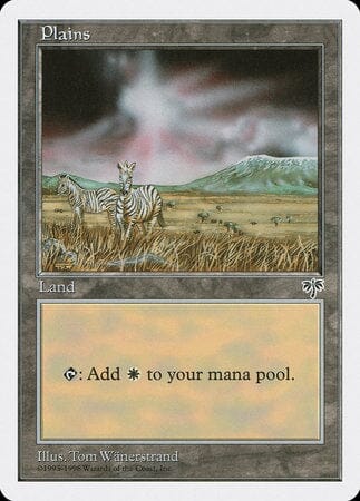 Plains (Mirage) [Anthologies] MTG Single Magic: The Gathering  | Multizone: Comics And Games
