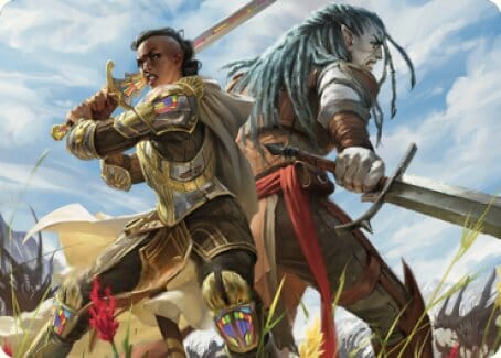 Join Forces Art Card [Dominaria United Art Series] MTG Single Magic: The Gathering  | Multizone: Comics And Games