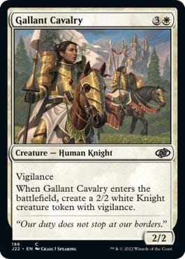 Gallant Cavalry [Jumpstart 2022] MTG Single Magic: The Gathering  | Multizone: Comics And Games