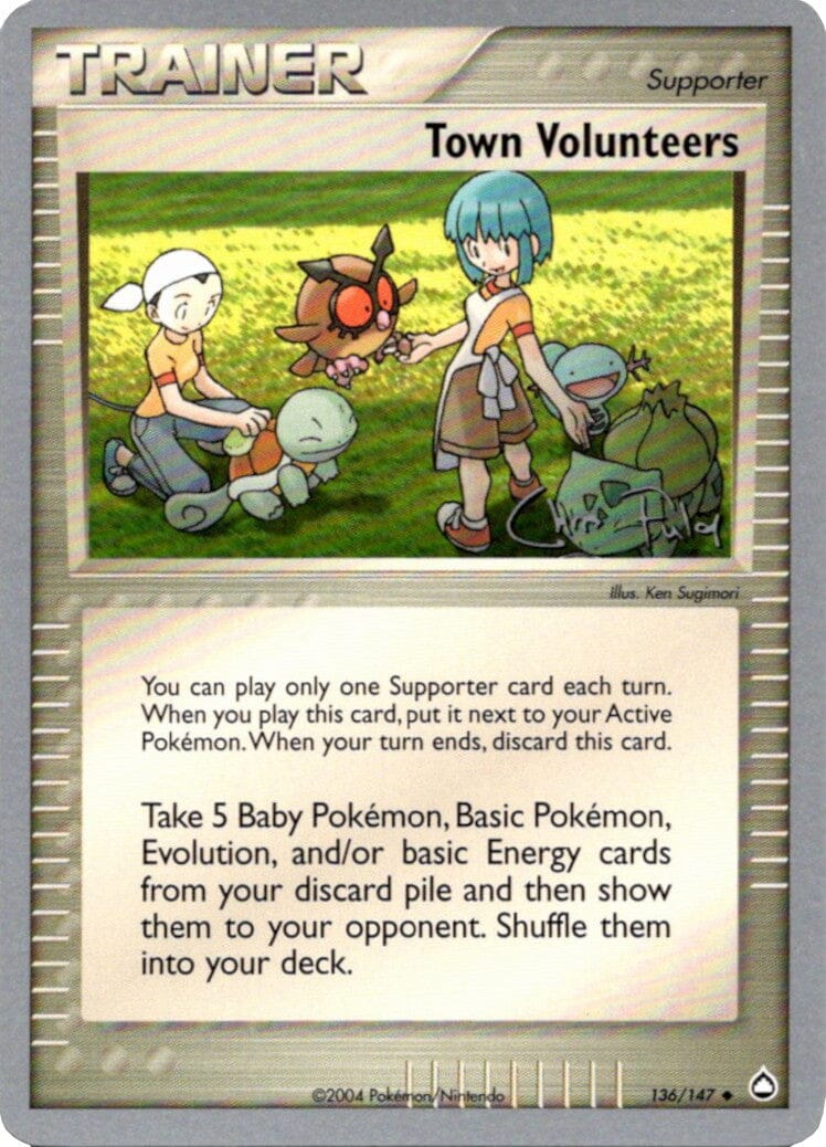Town Volunteers (136/147) (Blaziken Tech - Chris Fulop) [World Championships 2004] Pokemon Single Pokémon  | Multizone: Comics And Games