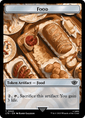 Tentacle // Food (0022) Double-Sided Token (Surge Foil) [The Lord of the Rings: Tales of Middle-Earth Tokens] MTG Single Magic: The Gathering  | Multizone: Comics And Games