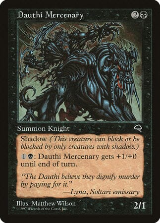 Dauthi Mercenary [Tempest] MTG Single Magic: The Gathering  | Multizone: Comics And Games
