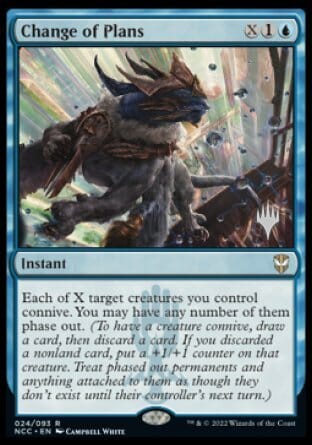 Change of Plans (Promo Pack) [Streets of New Capenna Commander Promos] MTG Single Magic: The Gathering  | Multizone: Comics And Games