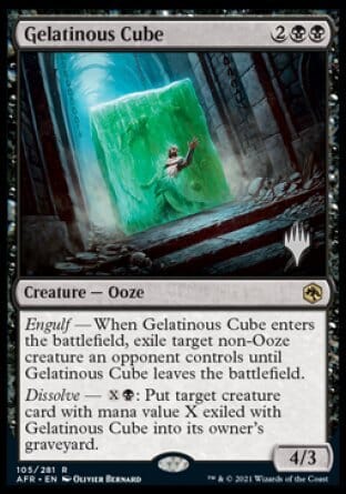 Gelatinous Cube (Promo Pack) [Dungeons & Dragons: Adventures in the Forgotten Realms Promos] MTG Single Magic: The Gathering  | Multizone: Comics And Games