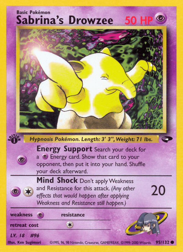 Sabrina's Drowzee (95/132) [Gym Challenge 1st Edition] Pokemon Single Pokémon  | Multizone: Comics And Games