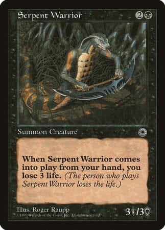 Serpent Warrior [Portal] MTG Single Magic: The Gathering  | Multizone: Comics And Games