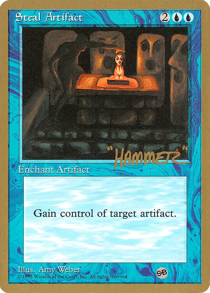 Steal Artifact (Shawn "Hammer" Regnier) (SB) [Pro Tour Collector Set] MTG Single Magic: The Gathering  | Multizone: Comics And Games