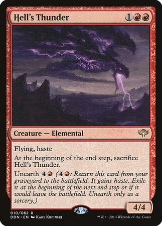 Hell's Thunder [Duel Decks: Speed vs. Cunning] MTG Single Magic: The Gathering  | Multizone: Comics And Games