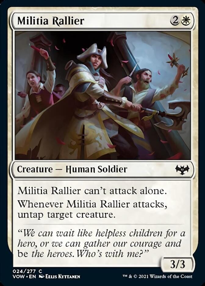 Militia Rallier [Innistrad: Crimson Vow] MTG Single Magic: The Gathering  | Multizone: Comics And Games