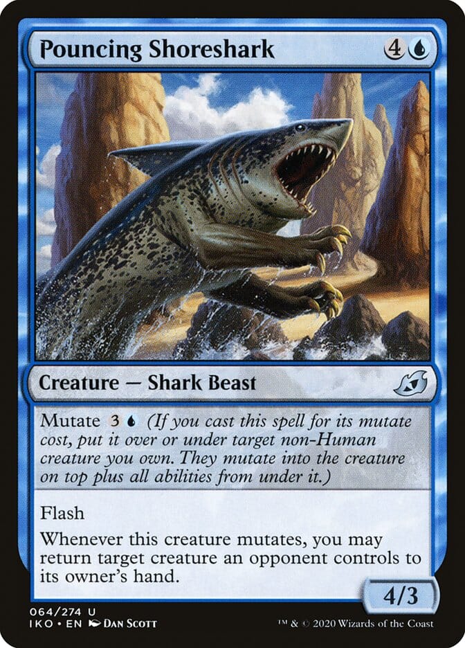 Pouncing Shoreshark [Ikoria: Lair of Behemoths] MTG Single Magic: The Gathering  | Multizone: Comics And Games