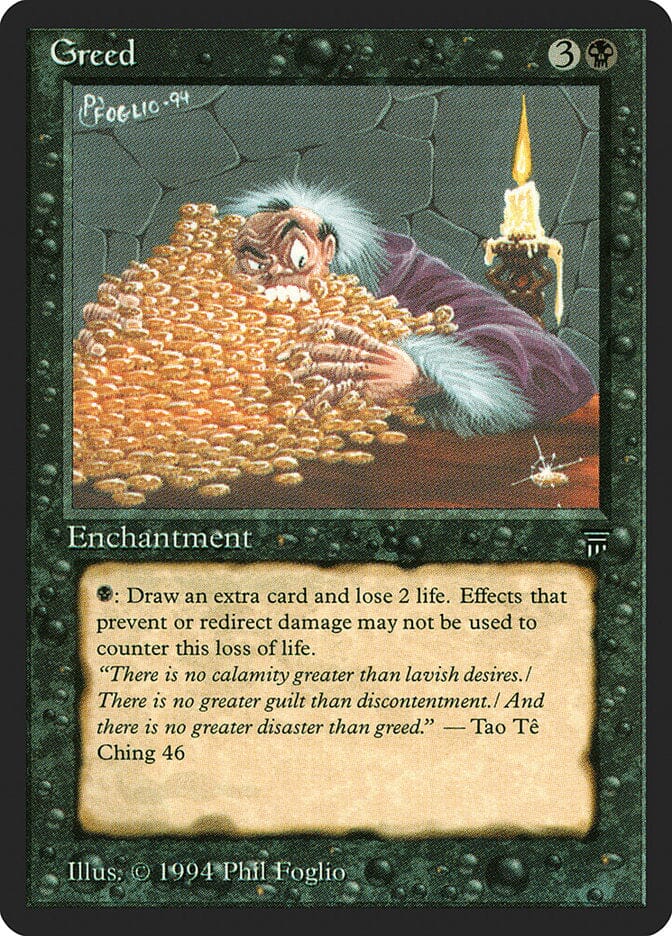 Greed [Legends] MTG Single Magic: The Gathering  | Multizone: Comics And Games