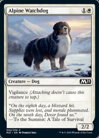 Alpine Watchdog [Core Set 2021] MTG Single Magic: The Gathering  | Multizone: Comics And Games