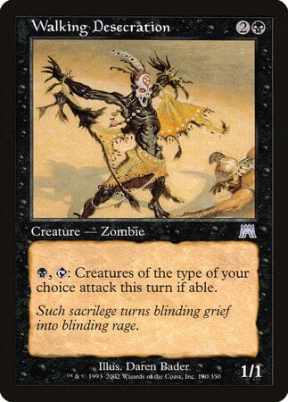 Walking Desecration [Onslaught] MTG Single Magic: The Gathering  | Multizone: Comics And Games