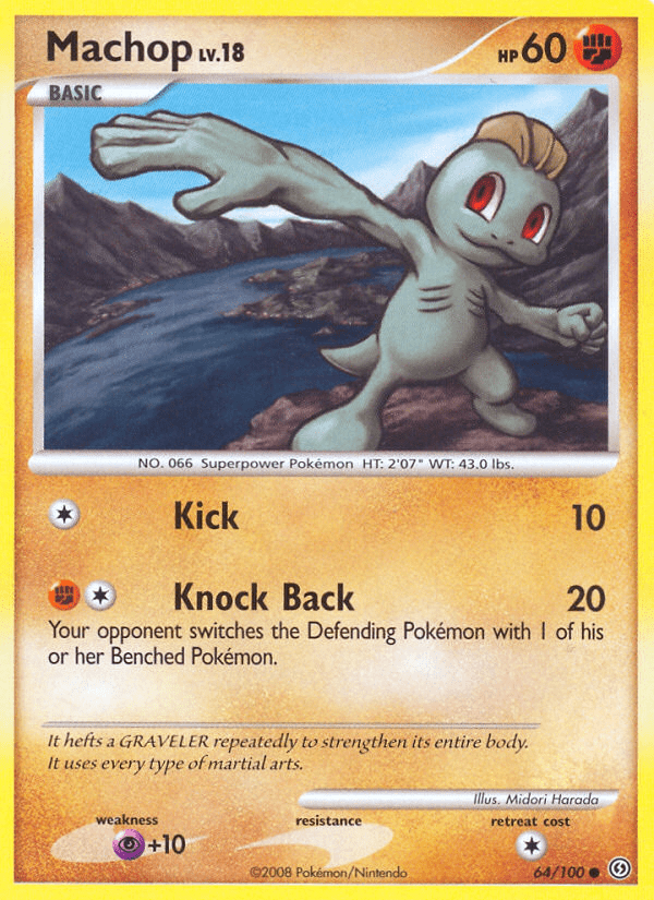 Machop (64/100) [Diamond & Pearl: Stormfront] Pokemon Single Pokémon  | Multizone: Comics And Games