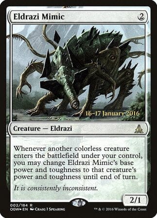 Eldrazi Mimic [Oath of the Gatewatch Promos] MTG Single Magic: The Gathering  | Multizone: Comics And Games