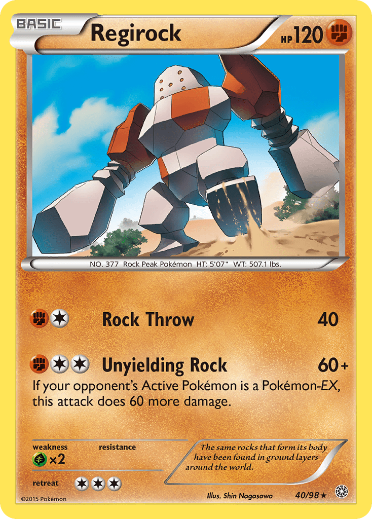 Regirock (40/98) [XY: Ancient Origins] Pokemon Single Pokémon  | Multizone: Comics And Games