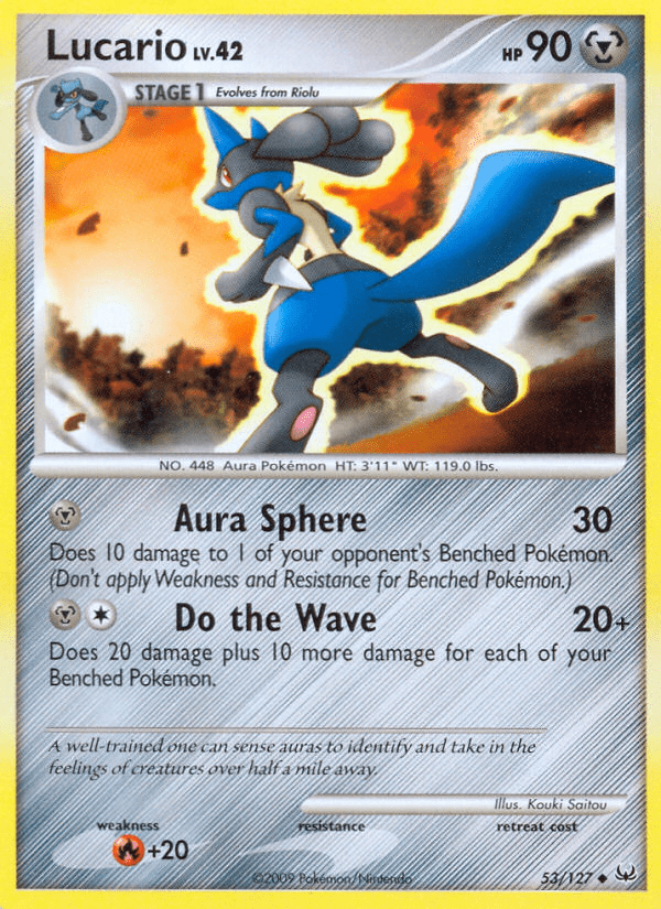 Lucario (53/127) [Platinum: Base Set] Pokemon Single Pokémon  | Multizone: Comics And Games