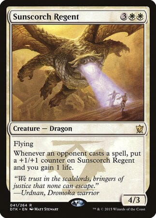 Sunscorch Regent [Dragons of Tarkir] MTG Single Magic: The Gathering  | Multizone: Comics And Games