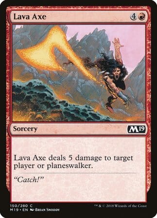 Lava Axe [Core Set 2019] MTG Single Magic: The Gathering  | Multizone: Comics And Games