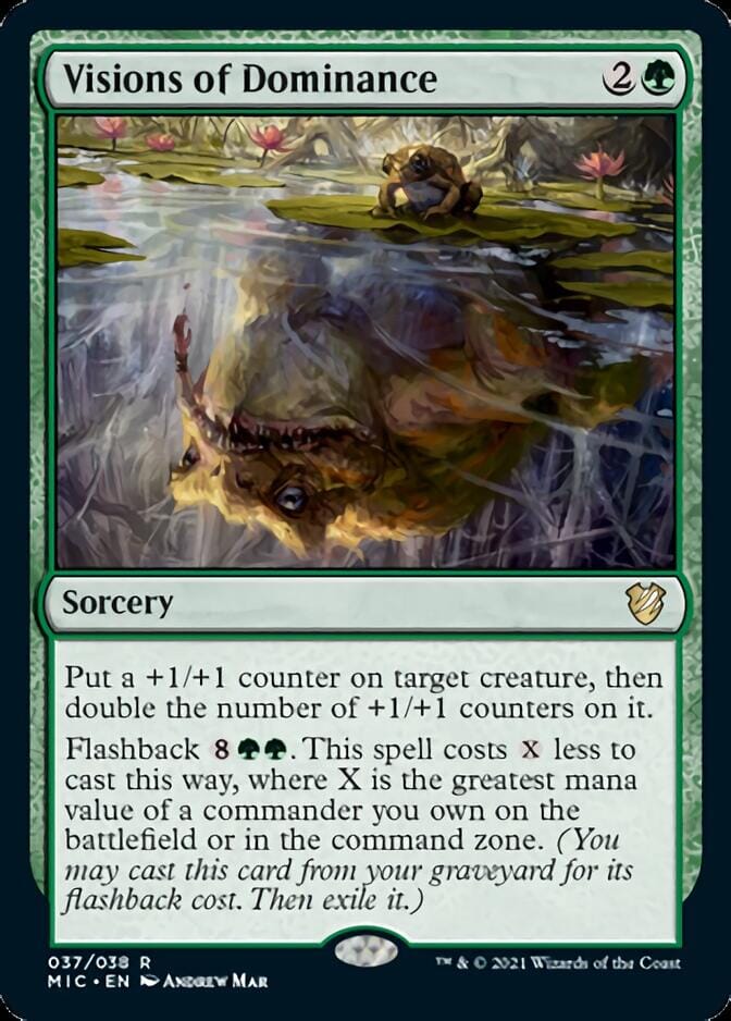 Visions of Dominance [Innistrad: Midnight Hunt Commander] MTG Single Magic: The Gathering  | Multizone: Comics And Games