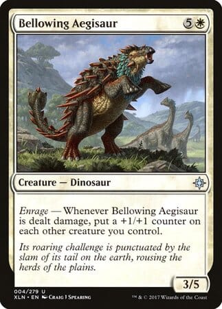 Bellowing Aegisaur [Ixalan] MTG Single Magic: The Gathering  | Multizone: Comics And Games