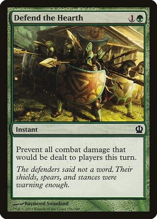 Defend the Hearth [Theros] MTG Single Magic: The Gathering  | Multizone: Comics And Games