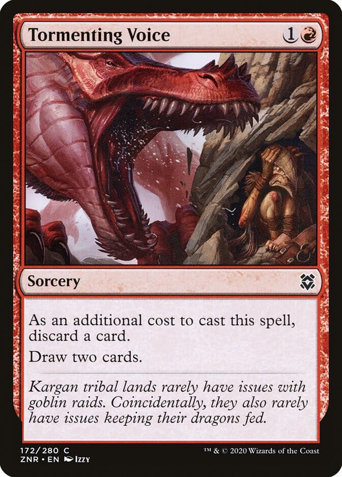 Tormenting Voice [Zendikar Rising] MTG Single Magic: The Gathering  | Multizone: Comics And Games
