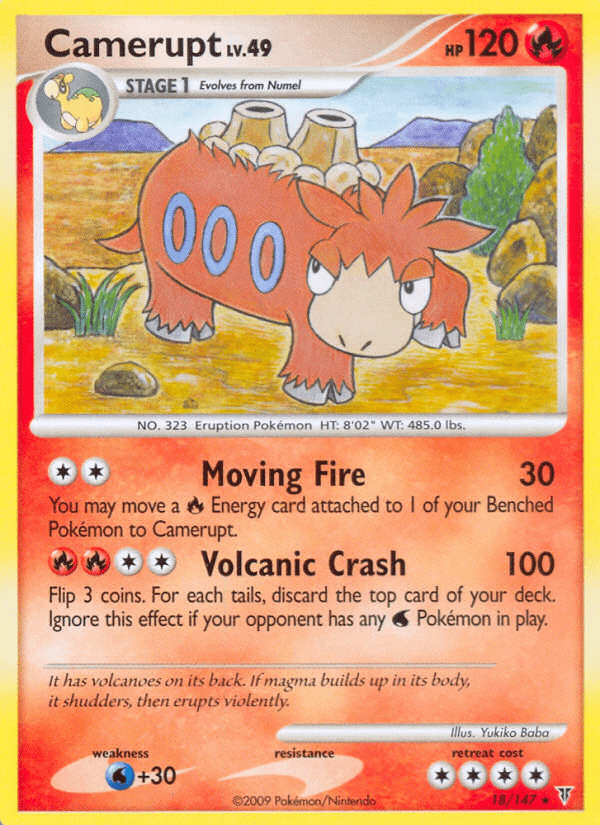Camerupt (18/147) [Platinum: Supreme Victors] Pokemon Single Pokémon  | Multizone: Comics And Games