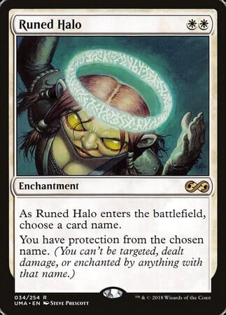 Runed Halo [Ultimate Masters] MTG Single Magic: The Gathering  | Multizone: Comics And Games